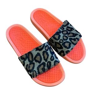 APL Athletic Propulsion Lab Iconic Slide Magma Black Panther Calf‎ Hair Mango 8
